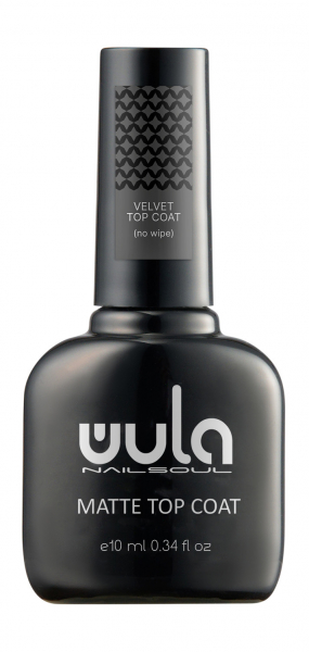 Wula Nailsoul Matte Velvet Top Coat Матовое топовое покрытие для гель-лака